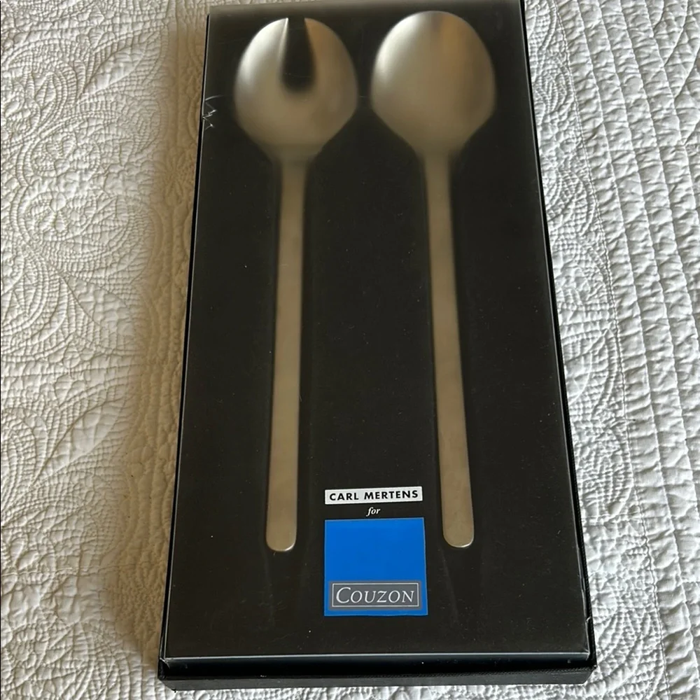 Silver Salad Serving Set